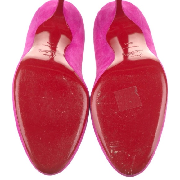 Christian Louboutin Suede Pumps
PurpleRound-Toes
Includes Dust Bag - Picture 3 of 6